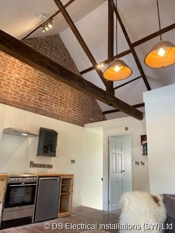 Barn pendants & track spots