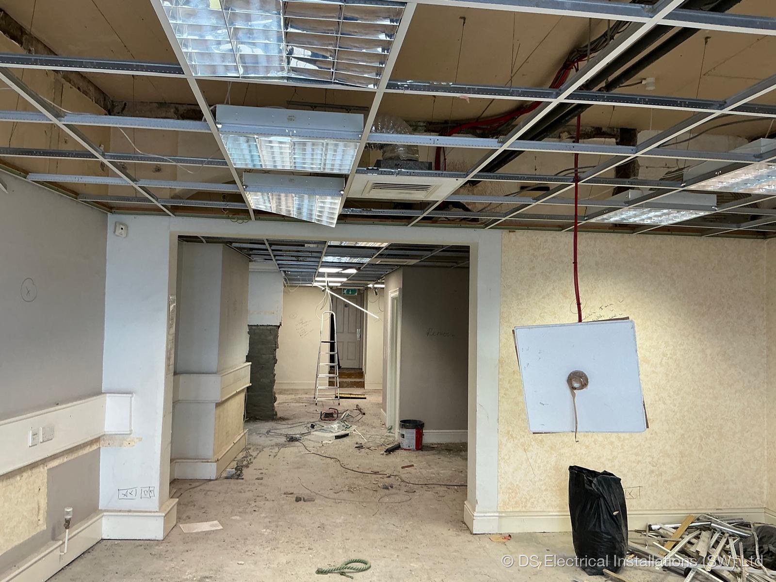 Commercial electrical strip-out and fit-out by DS Electrical