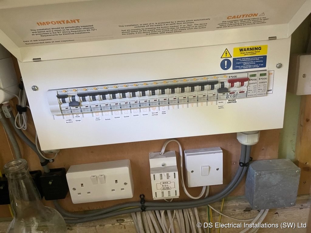Consumer unit finished — DS Electrical job photo