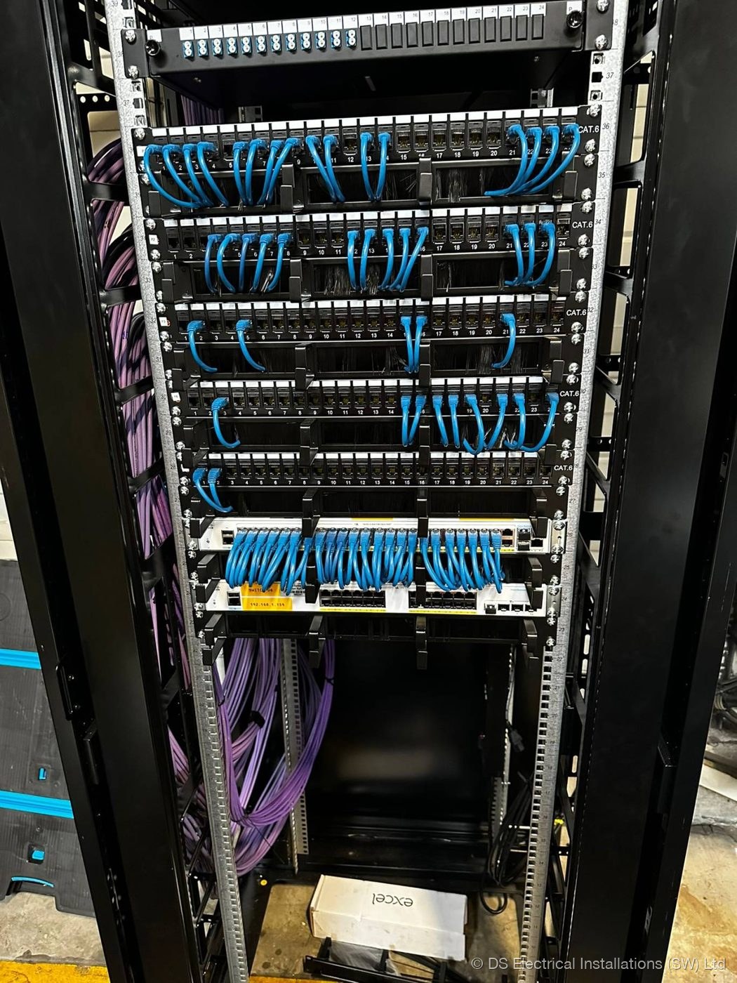Patched data cabinet