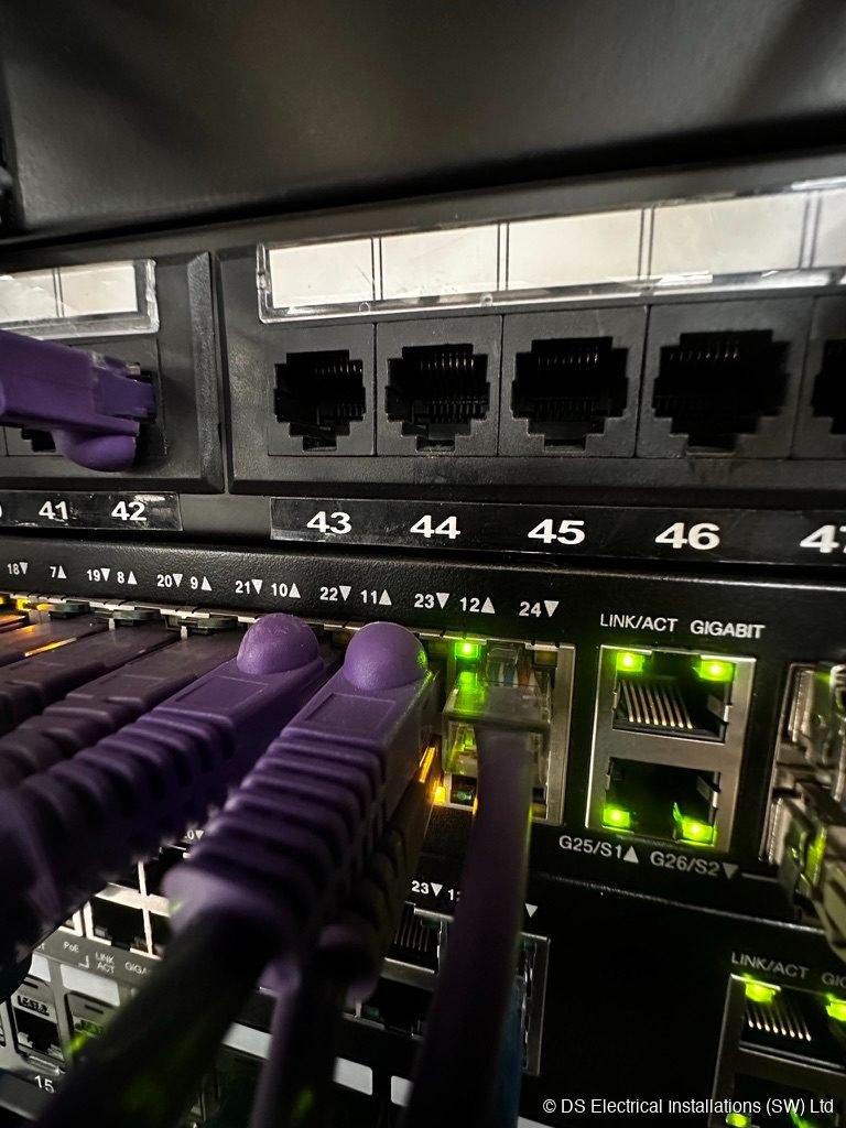 Data switch macro — DS Electrical job photo